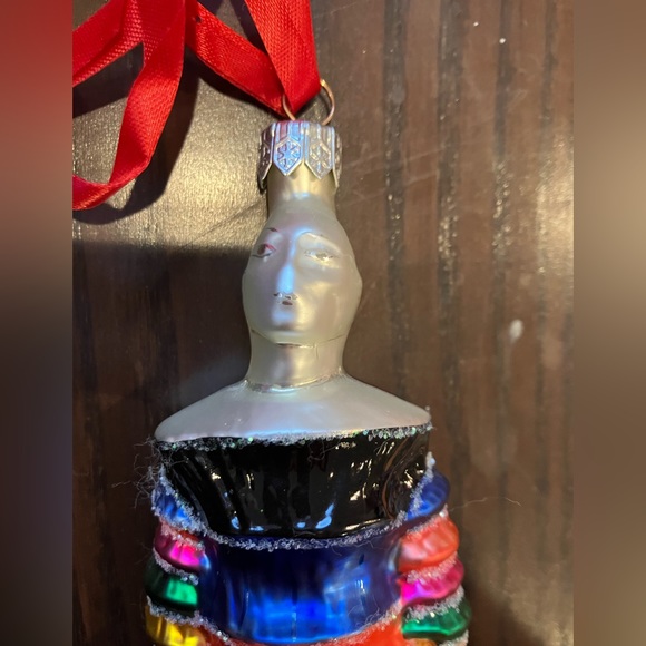 Colorful Handblown Glass Ornament - Picture 2 of 3